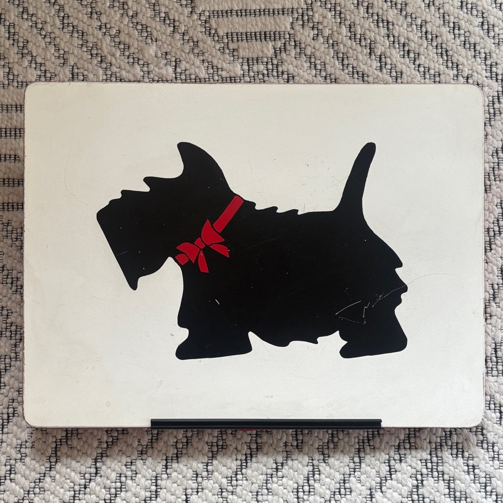 Vintage Scottie Dog Lap Desk | Mid-Century Terrier Decor